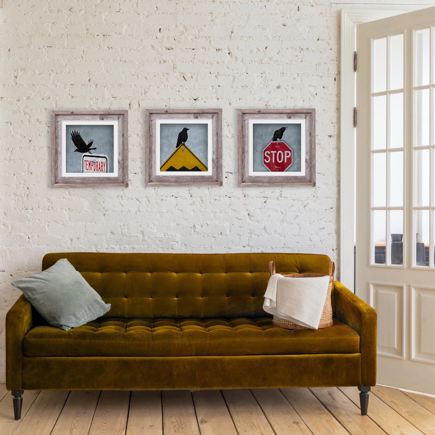 TEMPUS FUGIT - Fine Art Print, Blue Crow Series