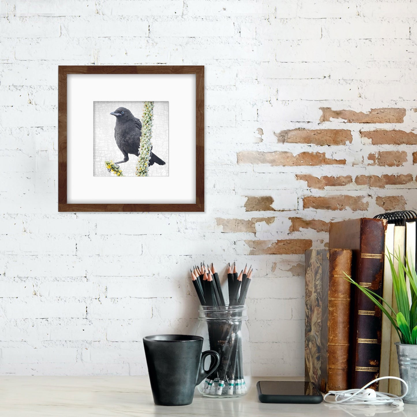 BALANCE FOR BEGINNERS - Fine Art Print, Crow Portrait Series