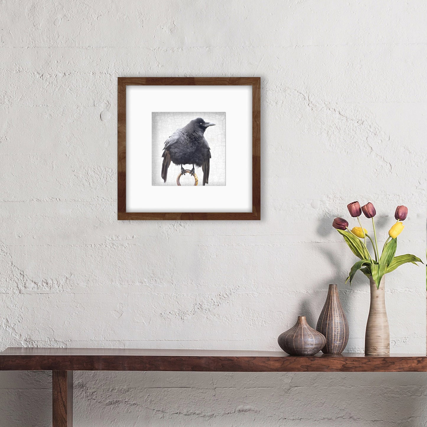 CEREMONIAL CROW - Fine Art Print, Crow Portrait Series