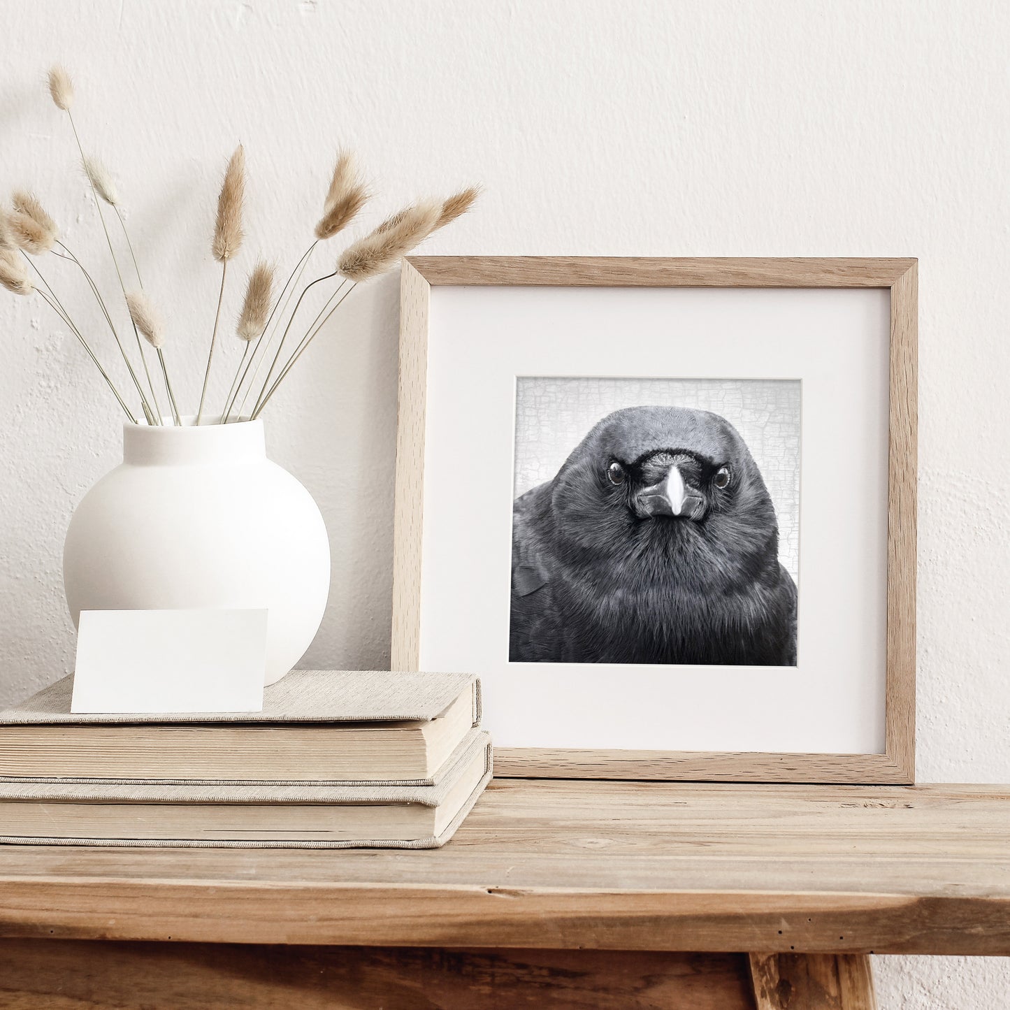 TENACIOUS- Fine Art Print, Crow Portrait Series