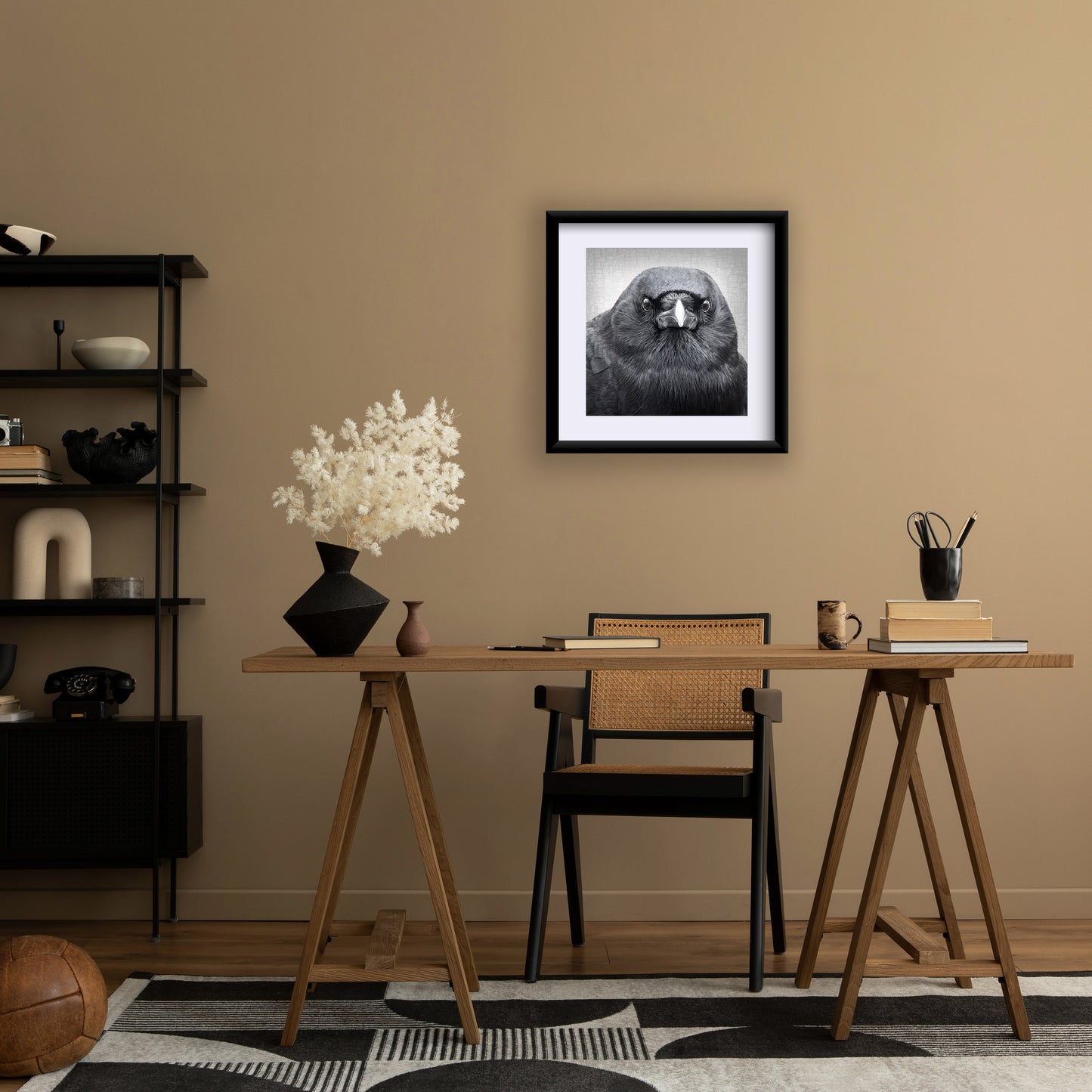 TENACIOUS- Fine Art Print, Crow Portrait Series