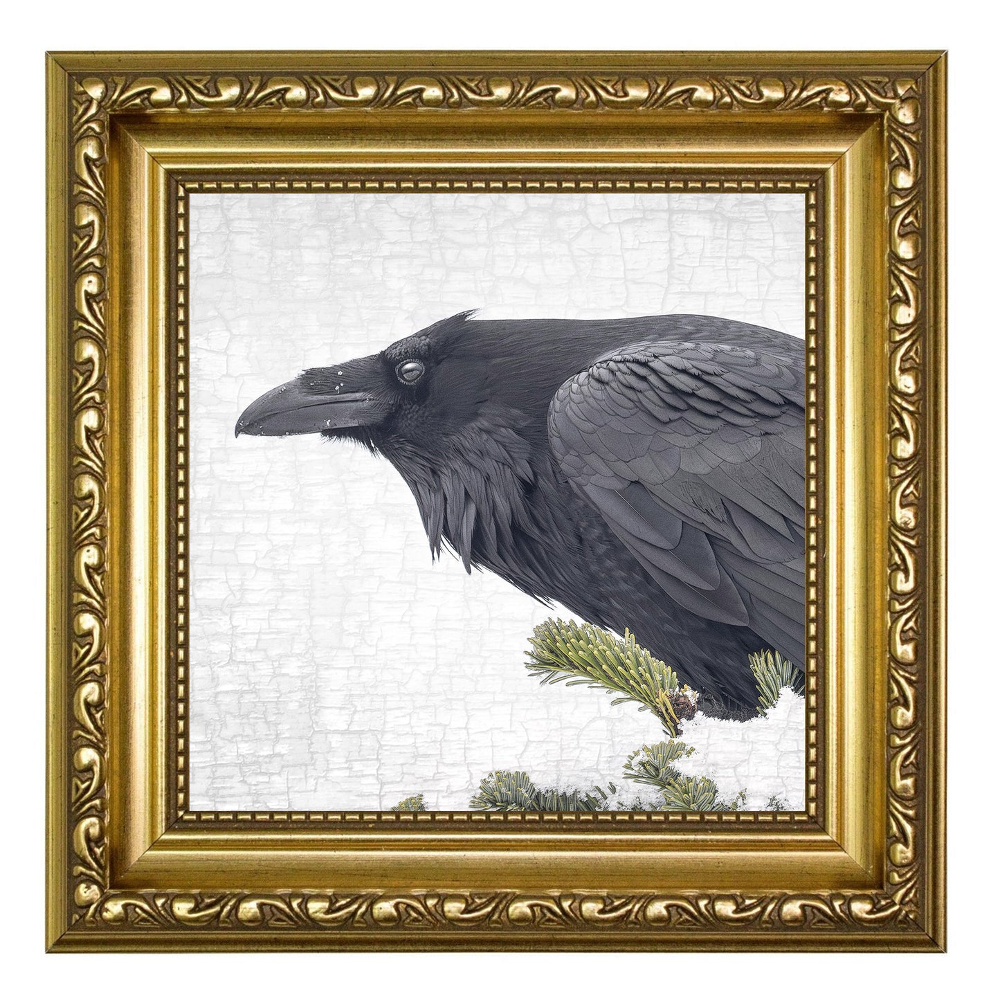 ENTER RAVEN, STAGE RIGHT - Fine Art Print, Raven Portrait Series