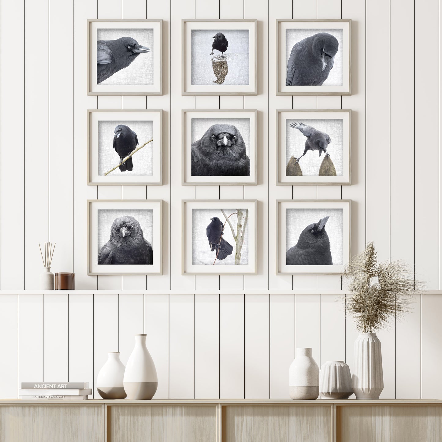 STRONGER TOGETHER - Fine Art Print, Crow Portrait Series