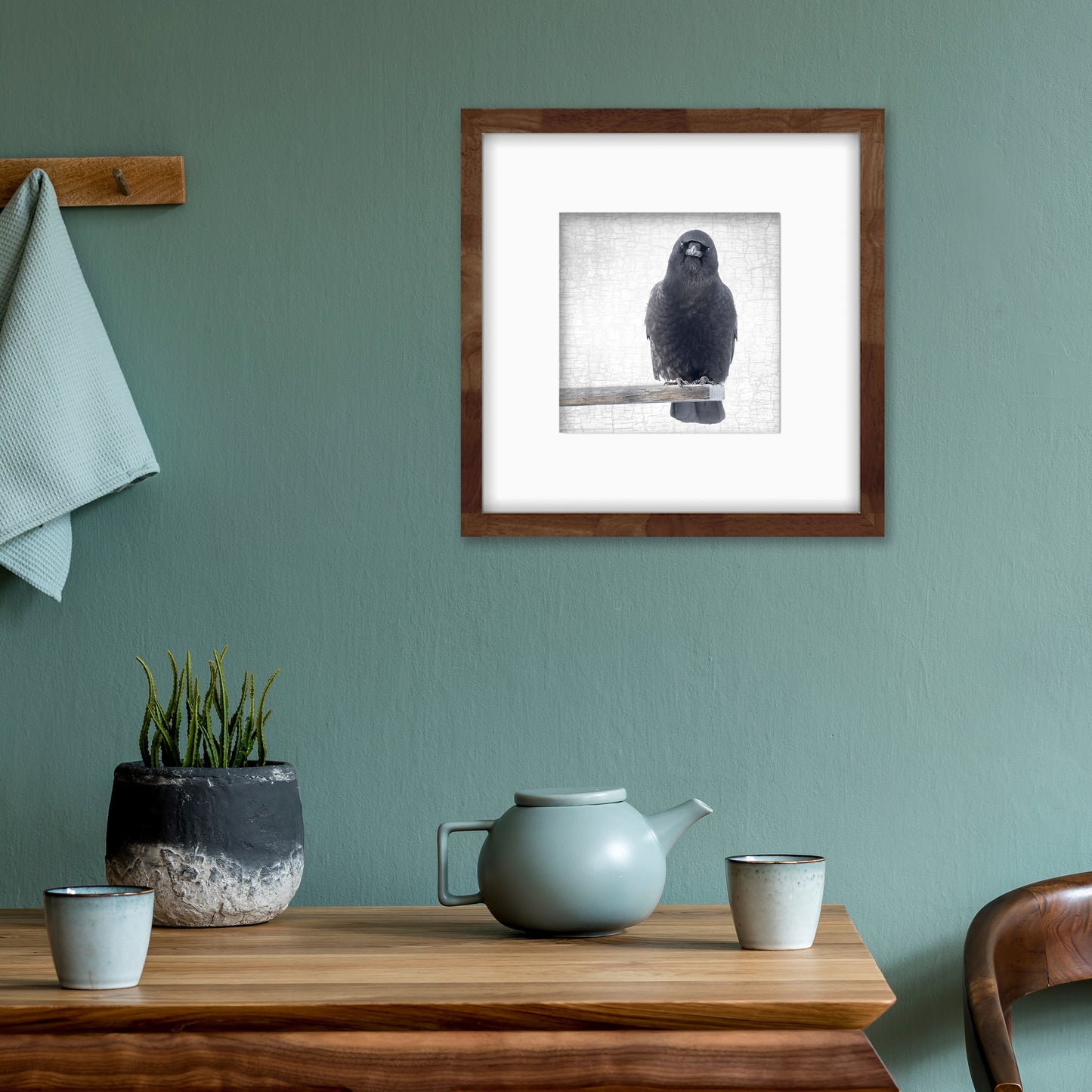 OUT ON A LIMB - Fine Art Print, Crow Portrait Series
