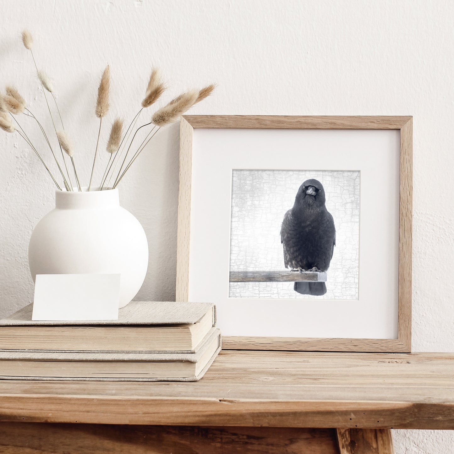 OUT ON A LIMB - Fine Art Print, Crow Portrait Series