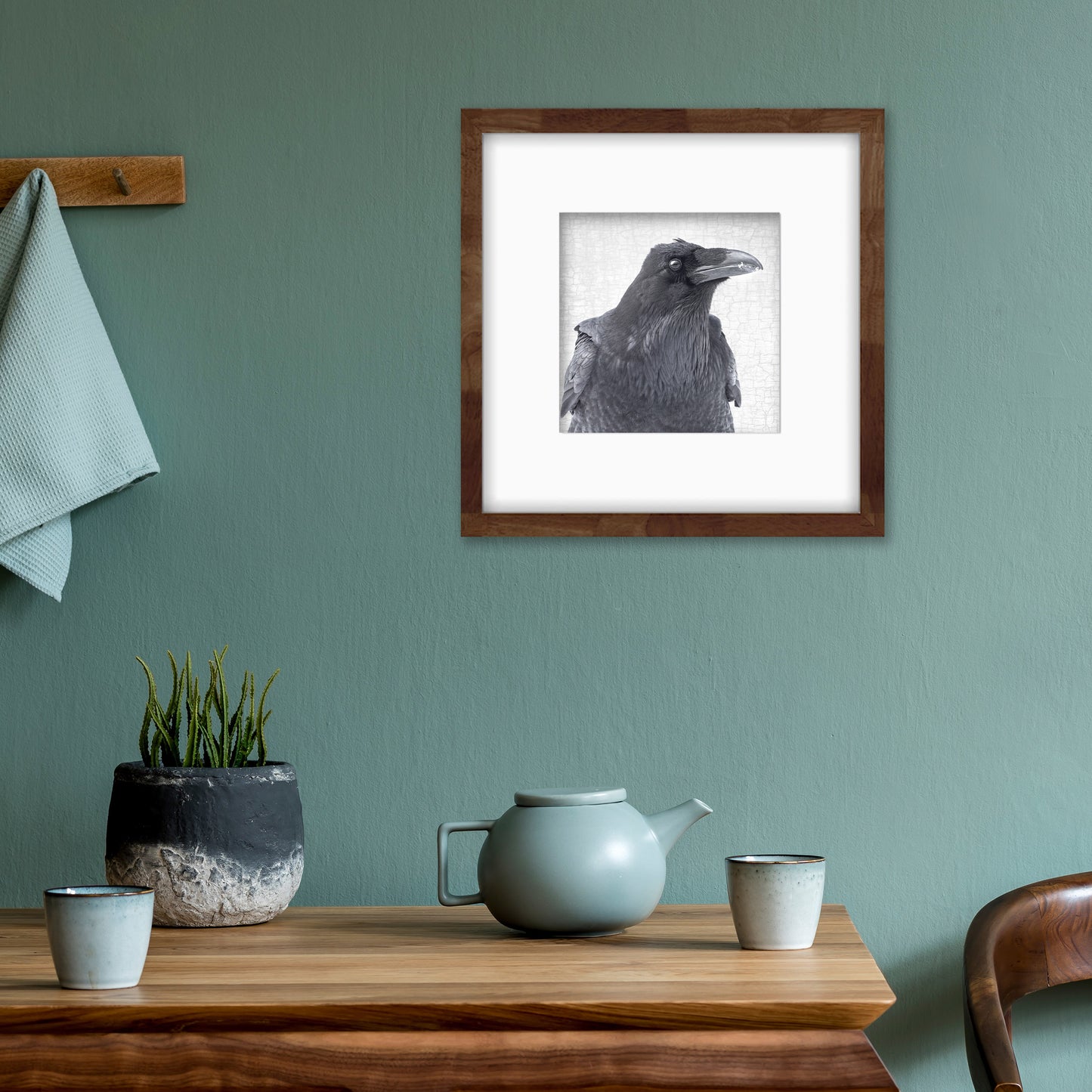 THE RAVEN OF CONSTERNATION- Fine Art Print, Raven Portrait Series
