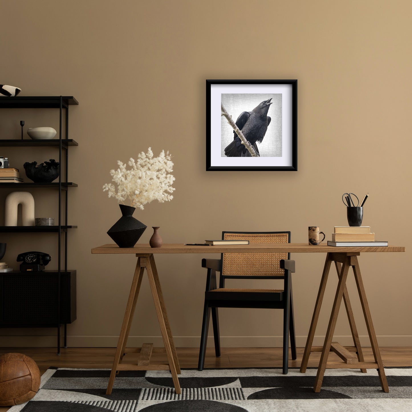 SPEAK OUT - Fine Art Print, Crow Portrait Series