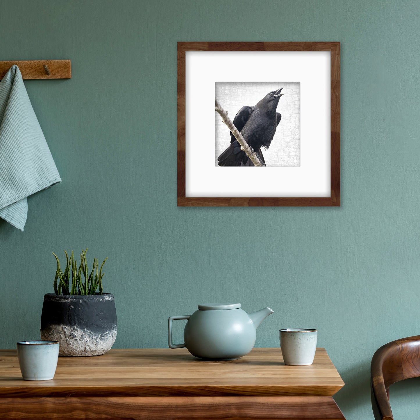 SPEAK OUT - Fine Art Print, Crow Portrait Series