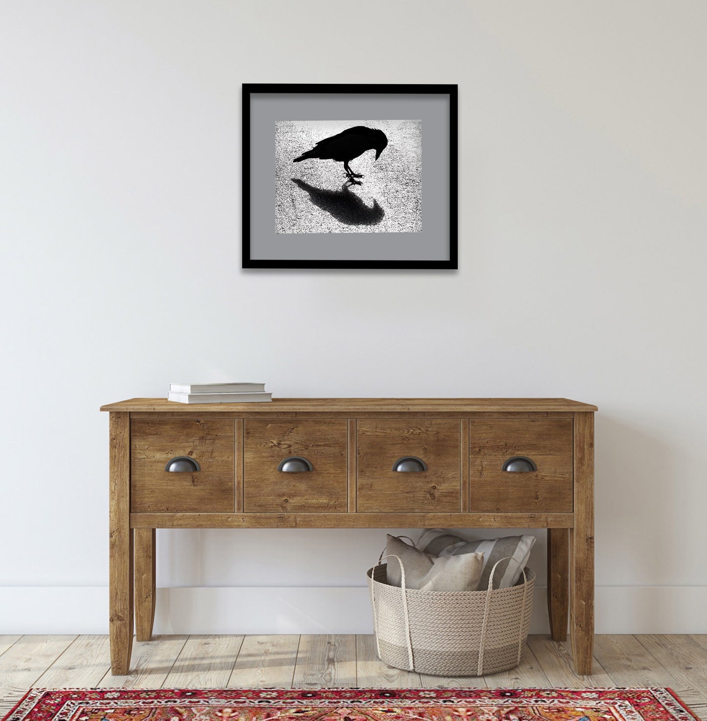 SYMMETRY - Fine Art Print, Crow Portrait Series