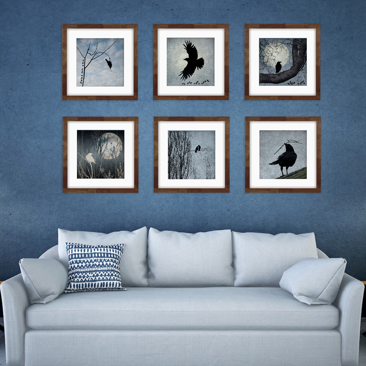 FUN AND GAMES - Fine Art Print, Blue Crow Series
