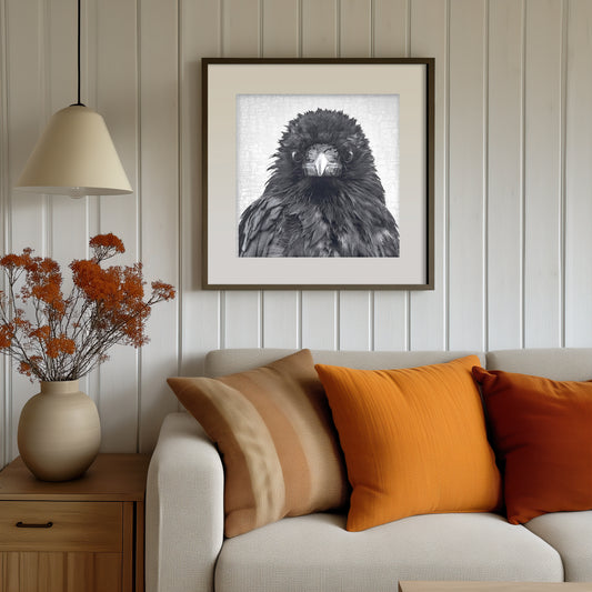 CRITICAL THINKER - Fine Art Print, Crow Portrait Series