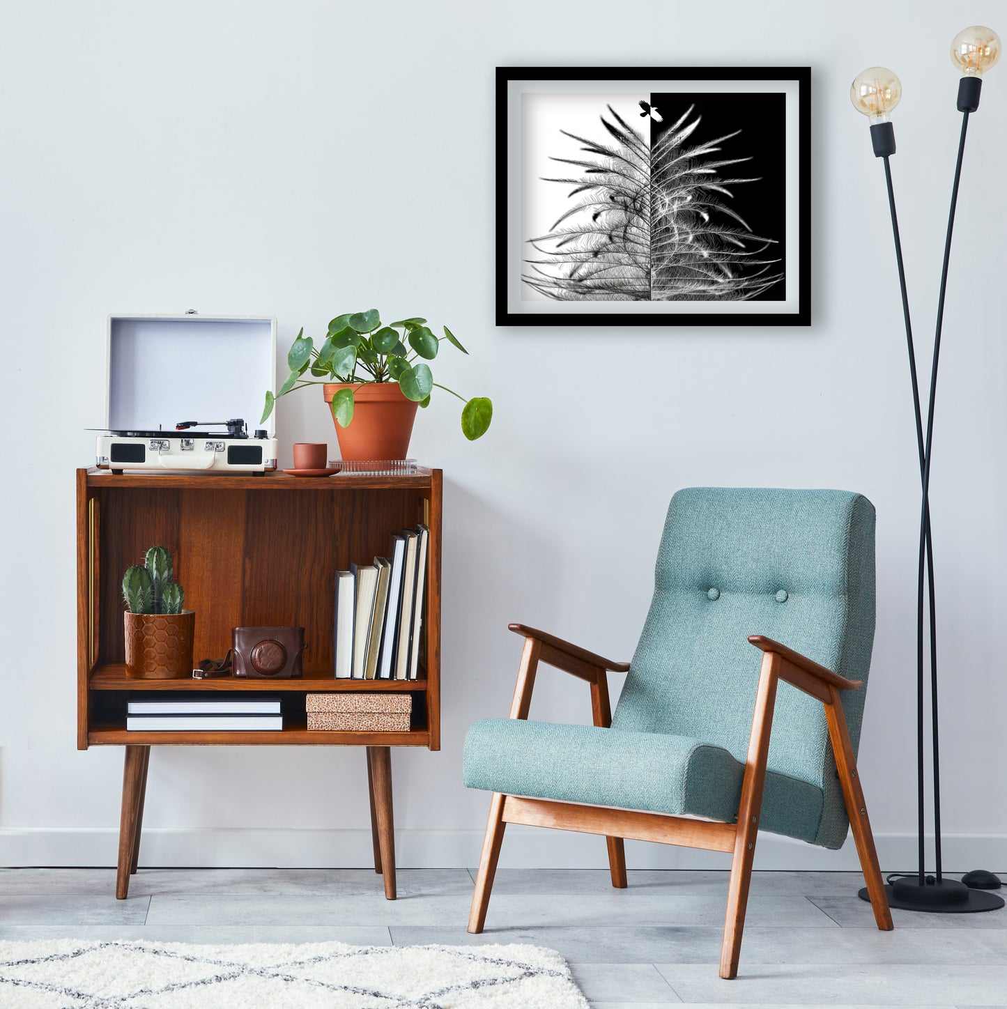 HOPE IS THE THING — Black & White Print