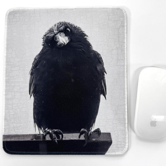 PHILOSOPHER CROW Mouse Pad
