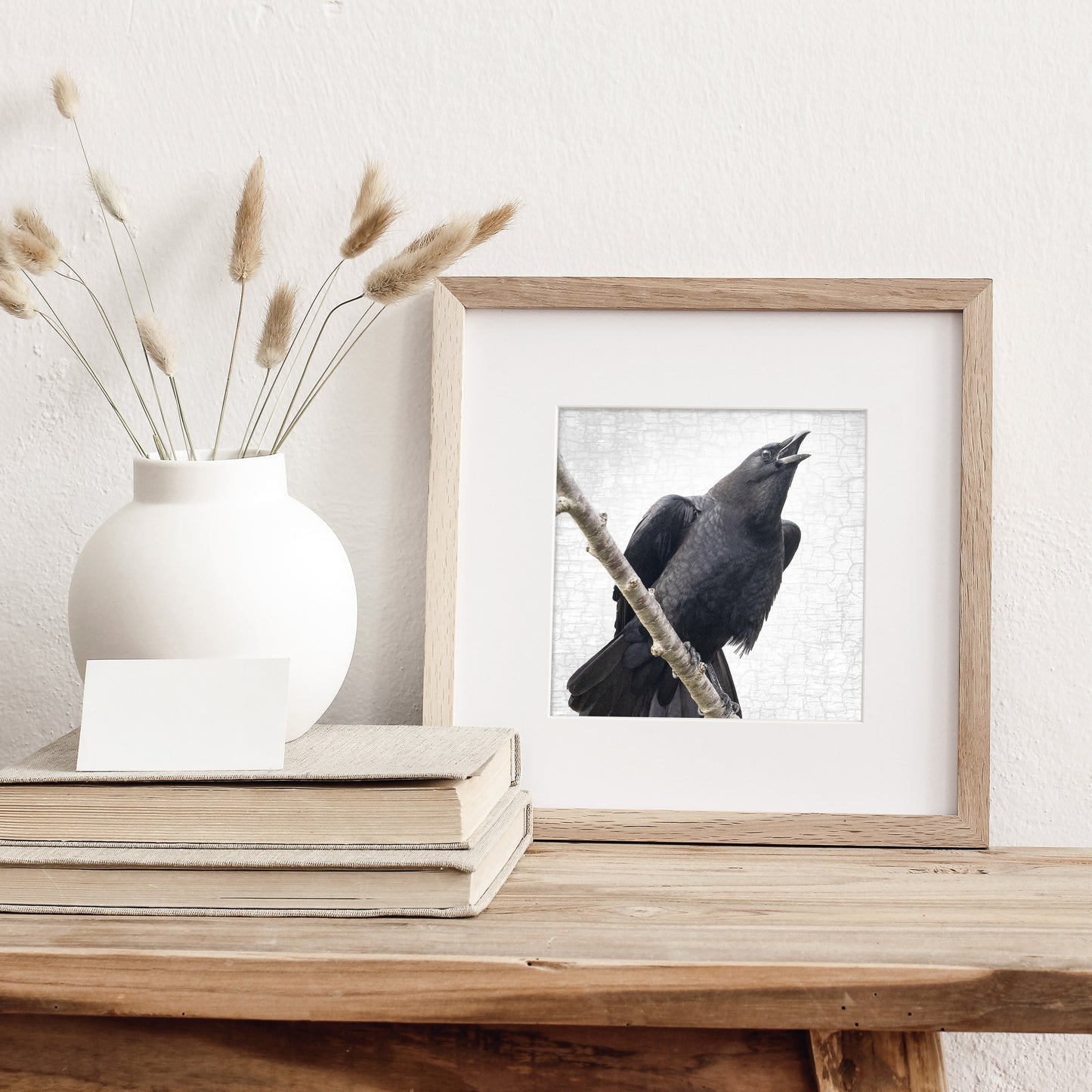 SPEAK OUT - Fine Art Print, Crow Portrait Series