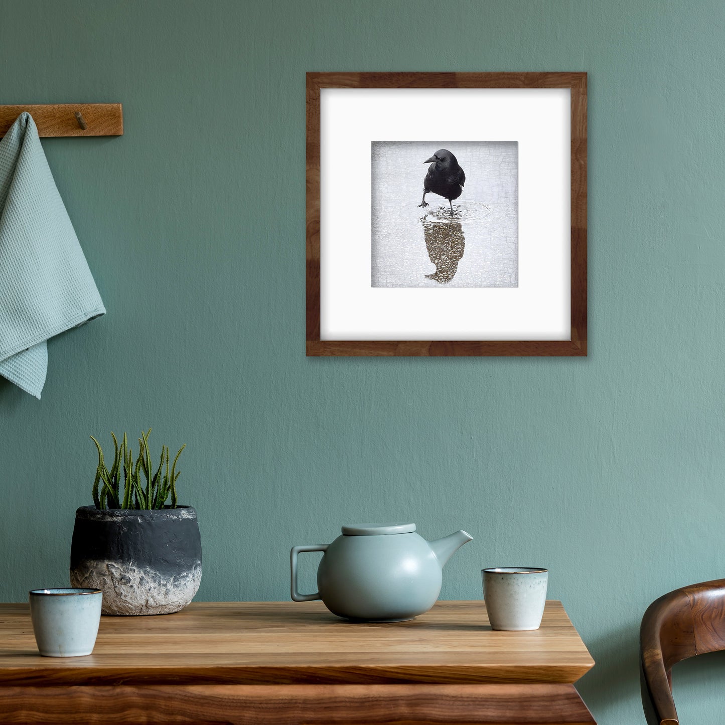 WADE IN - Fine Art Print, Crow Portrait Series