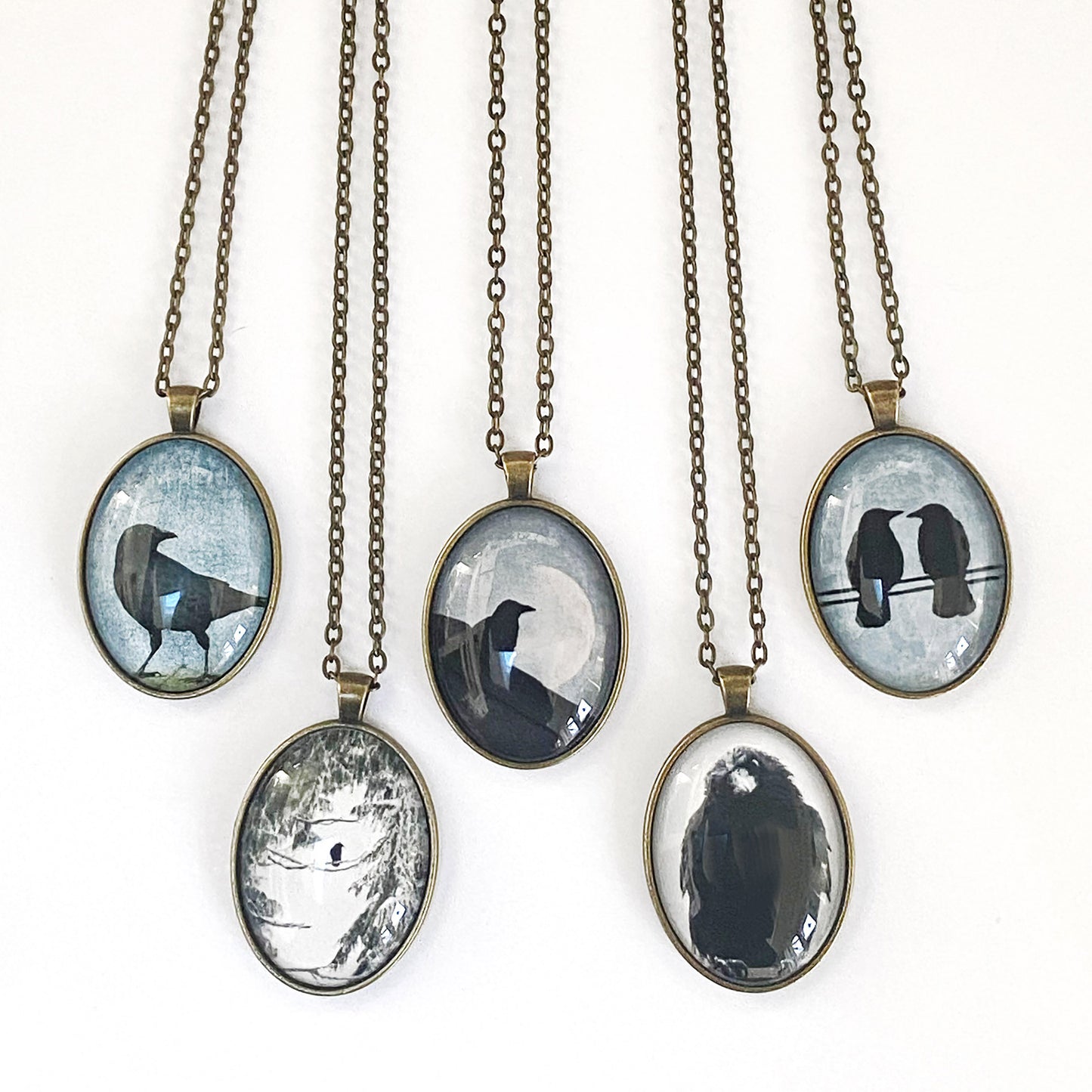 SELF REFLECTION - Large Glass Pendant