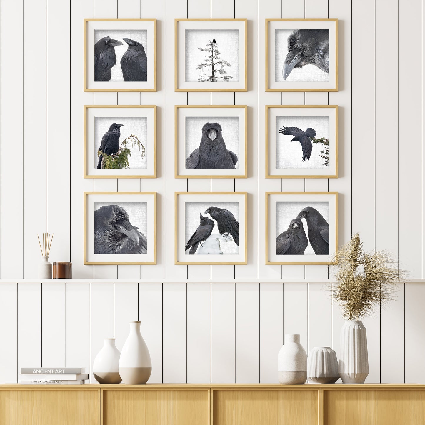 RAVEN PEACE - Fine Art Print, Raven Portrait Series