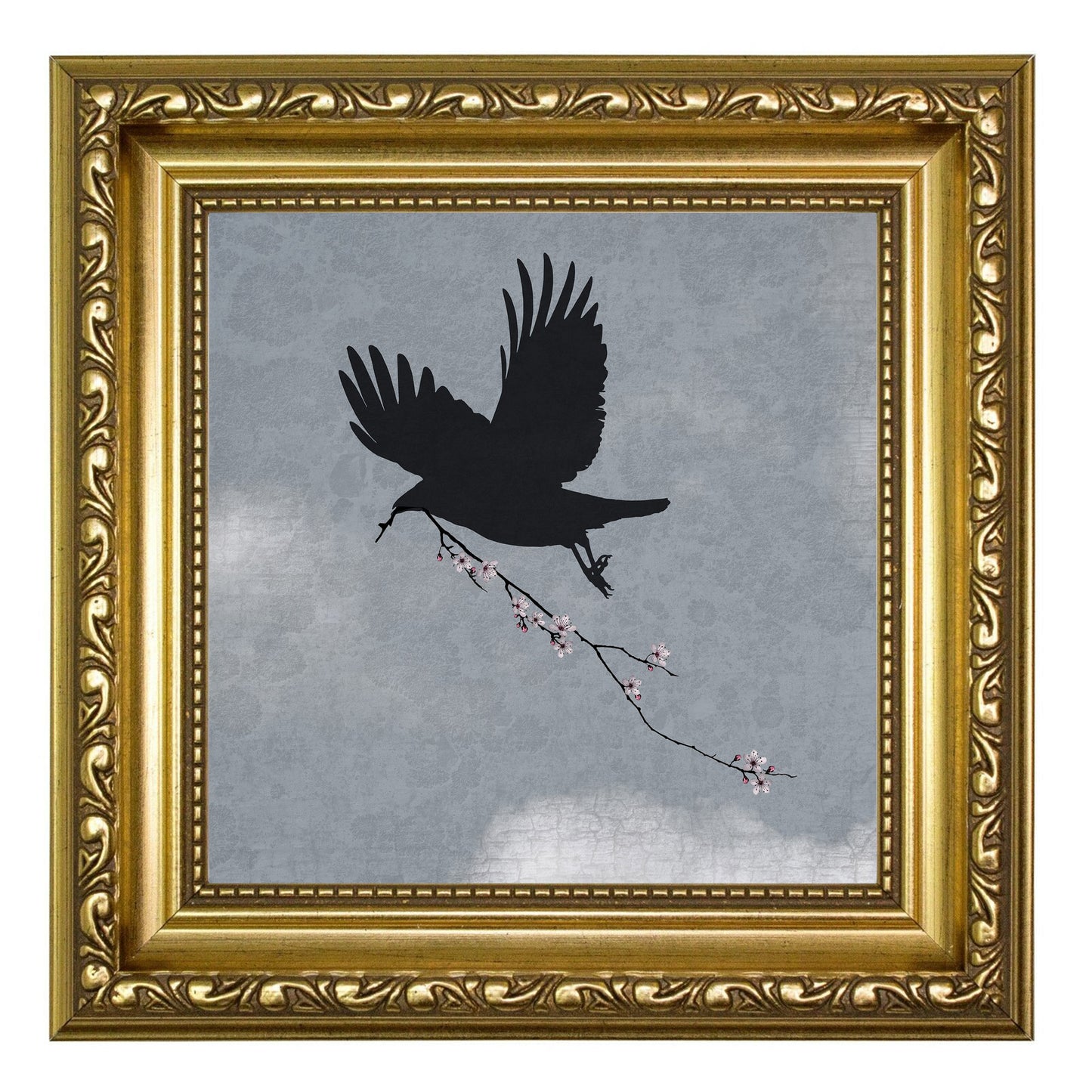 SKY MESSENGER - Fine Art Print, Blue Crow Series