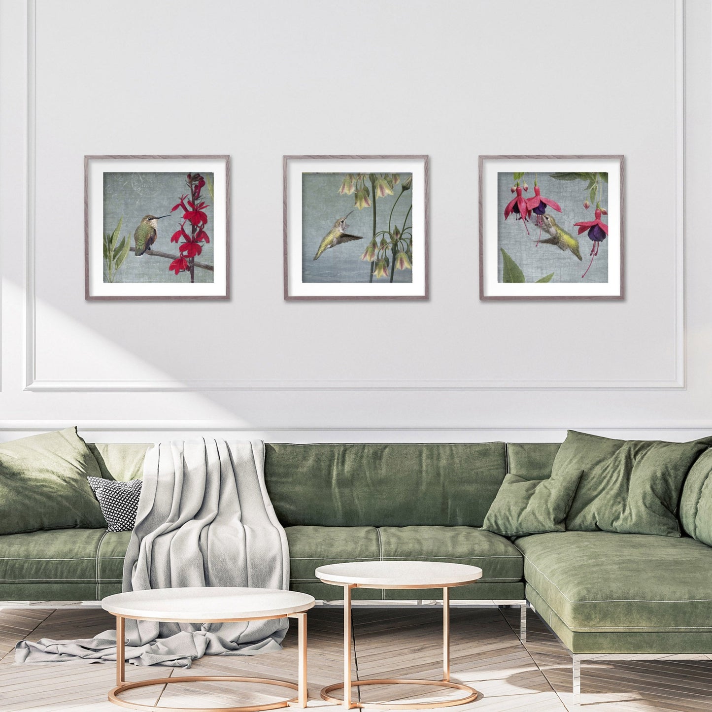 RUFOUS HUMMINGBIRD - Fine Art Print, Garden Birds Series
