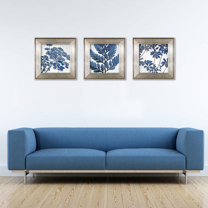 BLUE RABBIT'S FOOT FERN - Fine Art Print, Botanical Blueprint