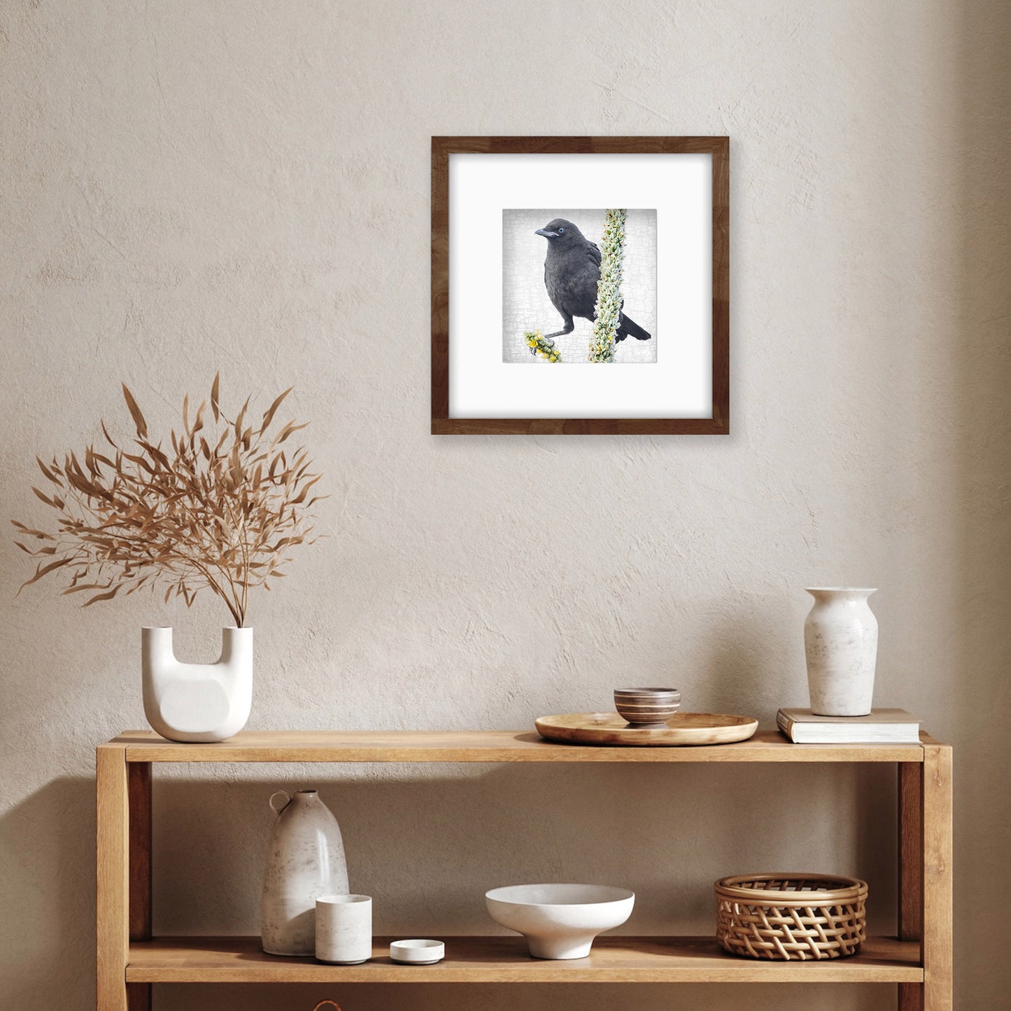 BALANCE FOR BEGINNERS - Fine Art Print, Crow Portrait Series