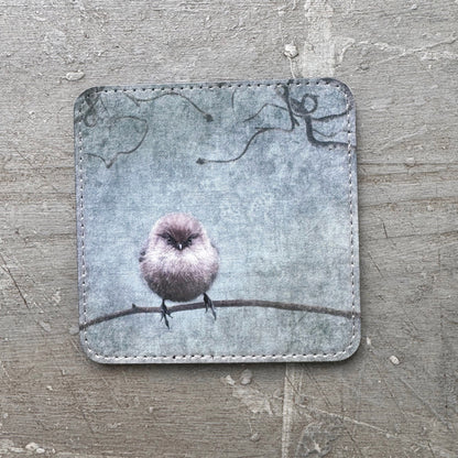 SMALL BUT DETERMINED (BUSHTIT) — Coaster