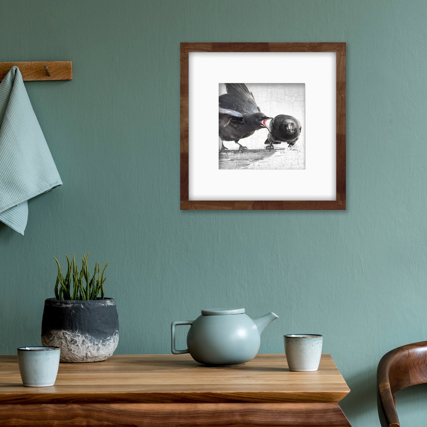 THE JOYS OF PARENTING - Fine Art Print, Crow Portrait Series