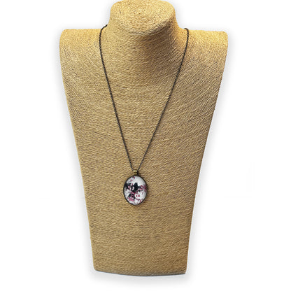 FALL FIREWORKS - Large Glass Pendant