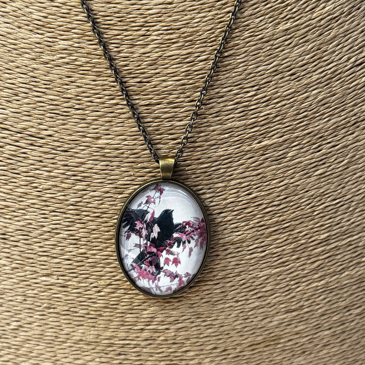 FALL FIREWORKS - Large Glass Pendant