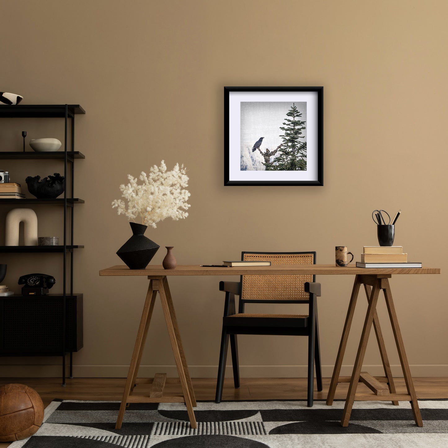 MORNING SONG - Fine Art Print, Raven Portrait Series