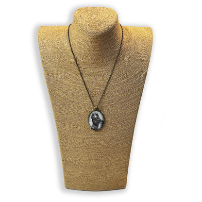 NEIL YOUNG CROW - Large Glass Pendant
