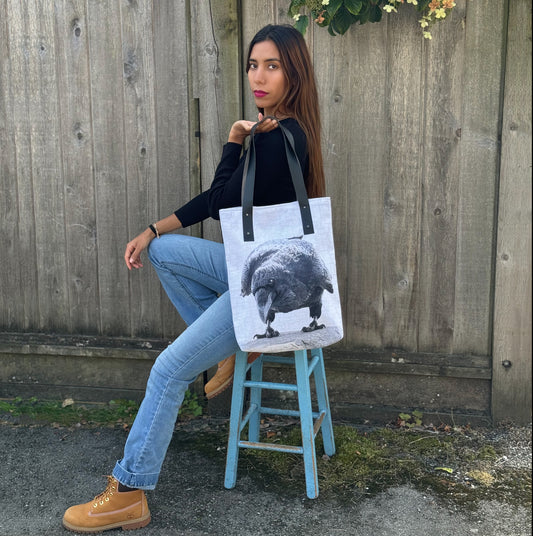 QUOTH THE RAVEN Tote Bag/Over-Sized Handbag