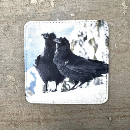 RAVENS WITH A VIEW — Coaster