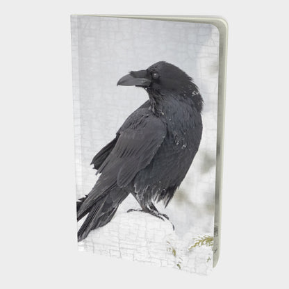 RAVEN LOOKS BACK - Small Notebook by June Hunter