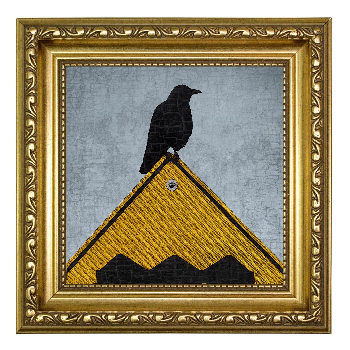 ROUGH ROAD AHEAD - Fine Art Print, Blue Crow Series