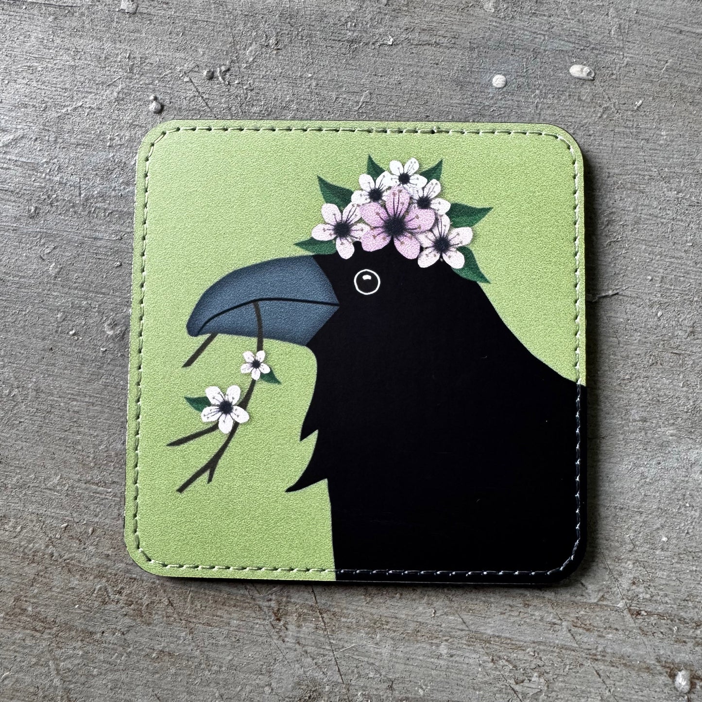 BLOSSOM RAVEN— Coaster