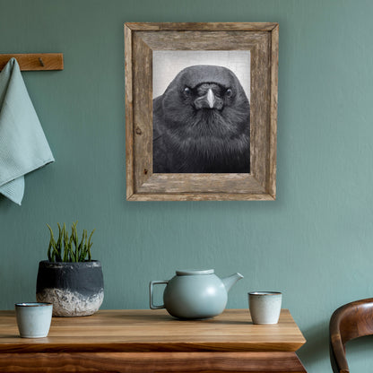 TENACIOUS- Fine Art Print, Crow Portrait Series