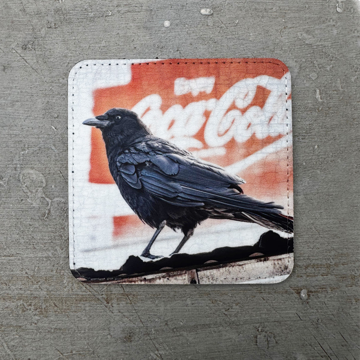 THINGS GO BETTER WITH CROWS — Coaster