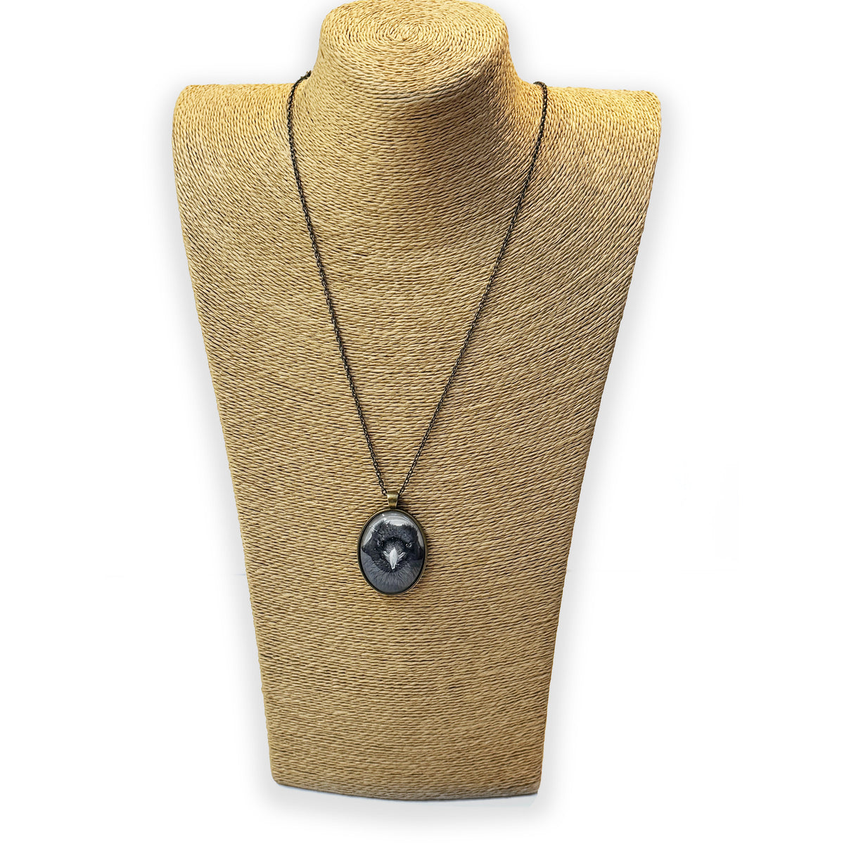 THE WATCHER - Large Glass Pendant