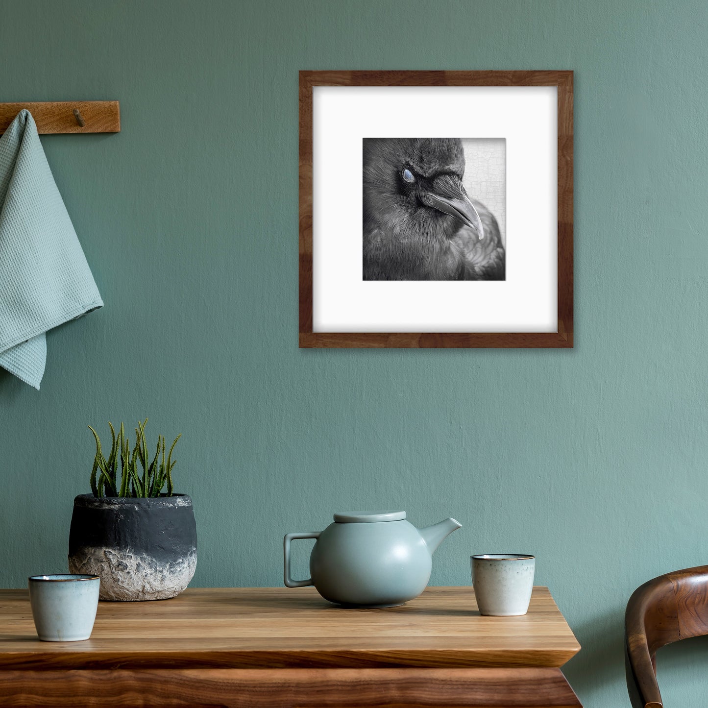 BLINK - Fine Art Print, Crow Portrait Series