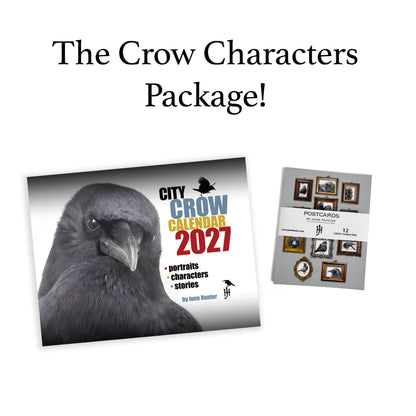 CROW CHARACTERS - Calendar and Postcard Bundle