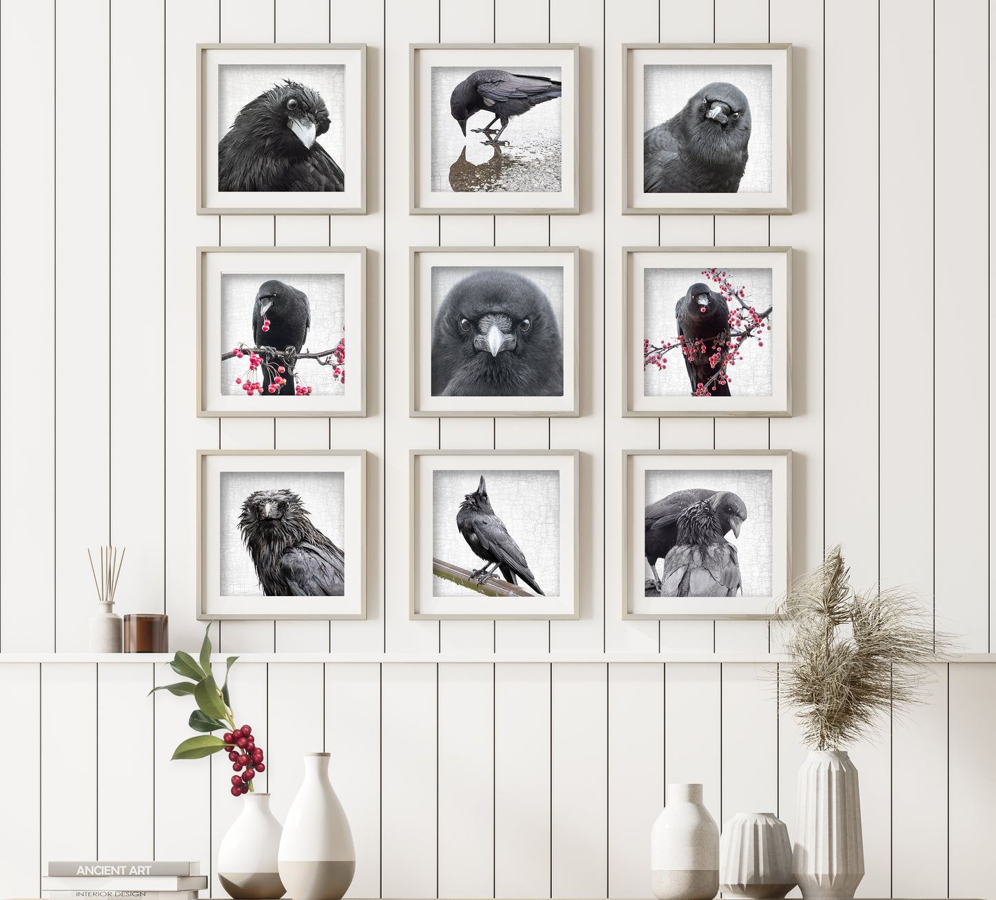 THE FEAST - Fine Art Print, Crow Portrait Series