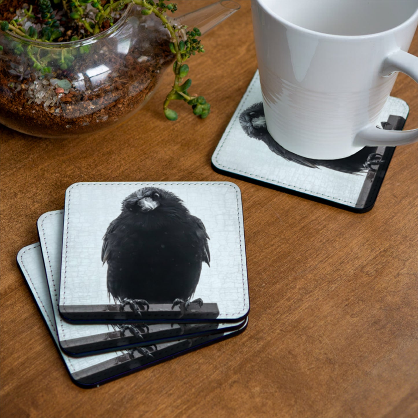 PHILOSOPHER CROW — Coaster