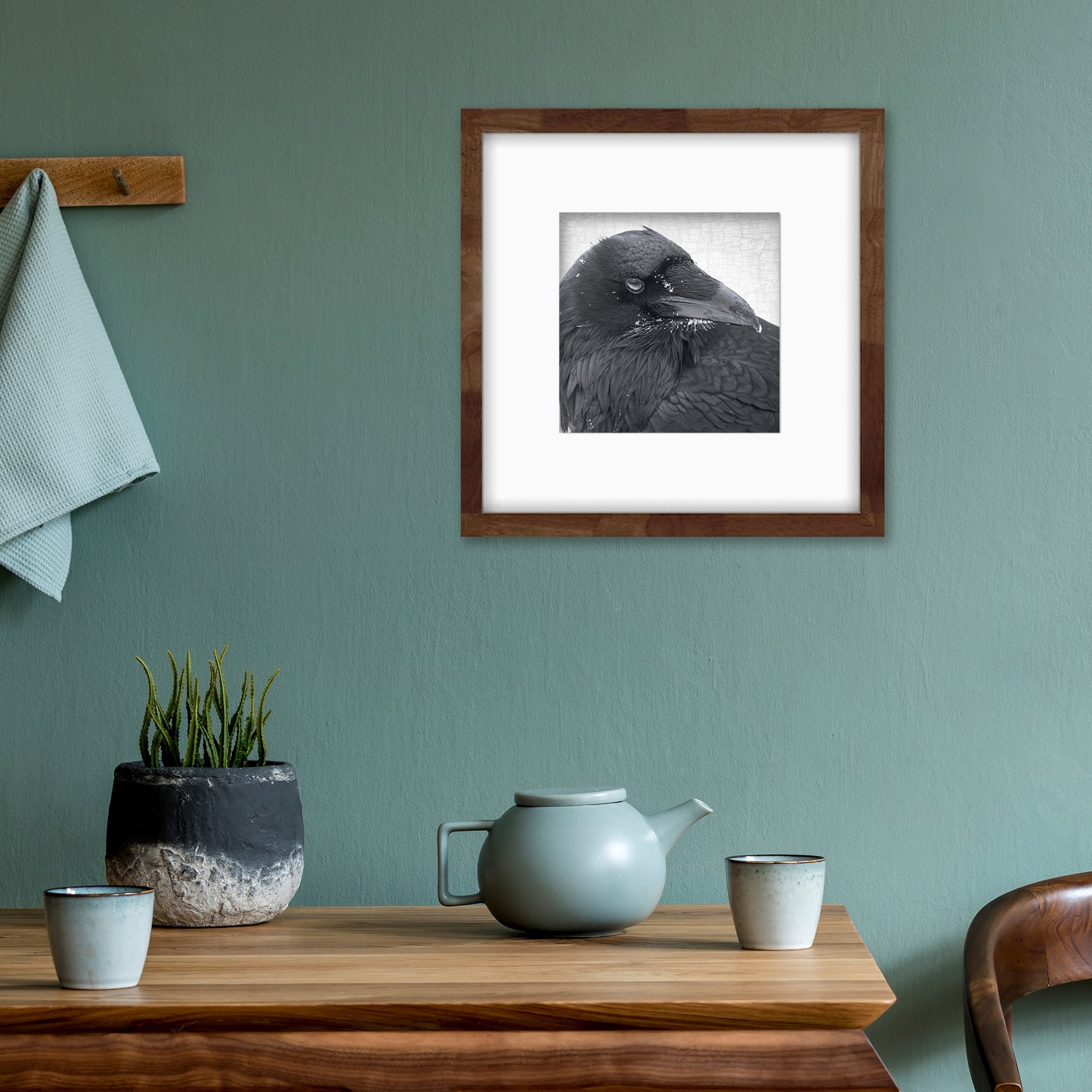 SNOW BEARD - Fine Art Print, Raven Portrait Series