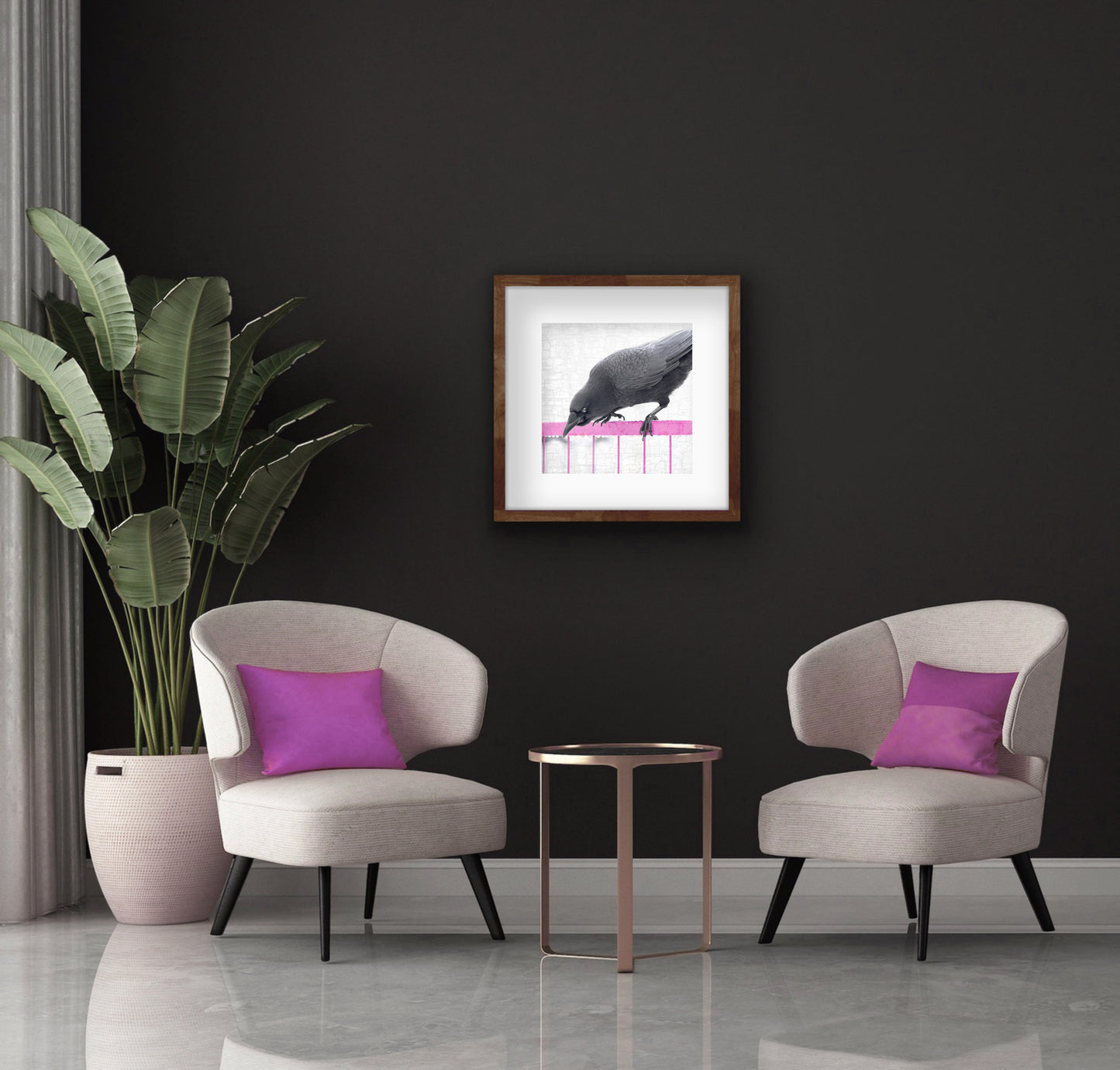 STRATEGIST CROW - Fine Art Print, Crow Portrait Series