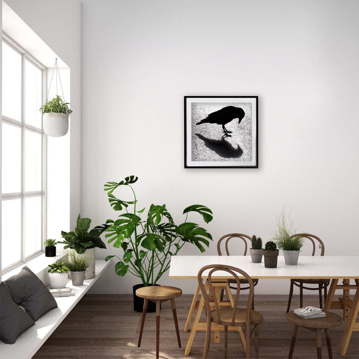 SYMMETRY - Fine Art Print, Crow Portrait Series