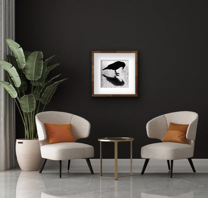 SYMMETRY - Fine Art Print, Crow Portrait Series