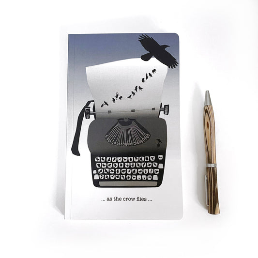 AS THE CROW FLIES - Small Notebook by June Hunter