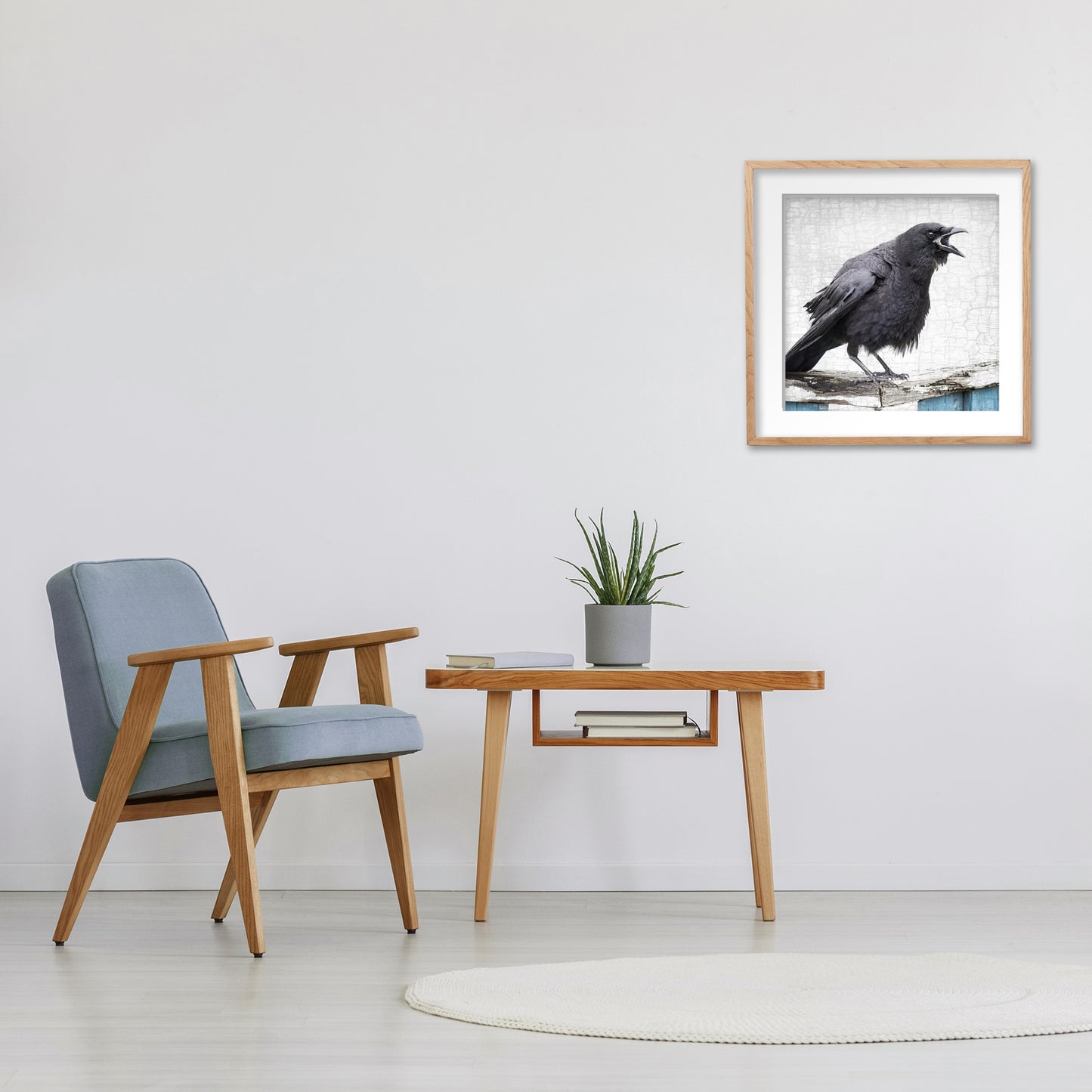 A LOCAL NEWS SOURCE - Fine Art Print, Crow Portrait Series