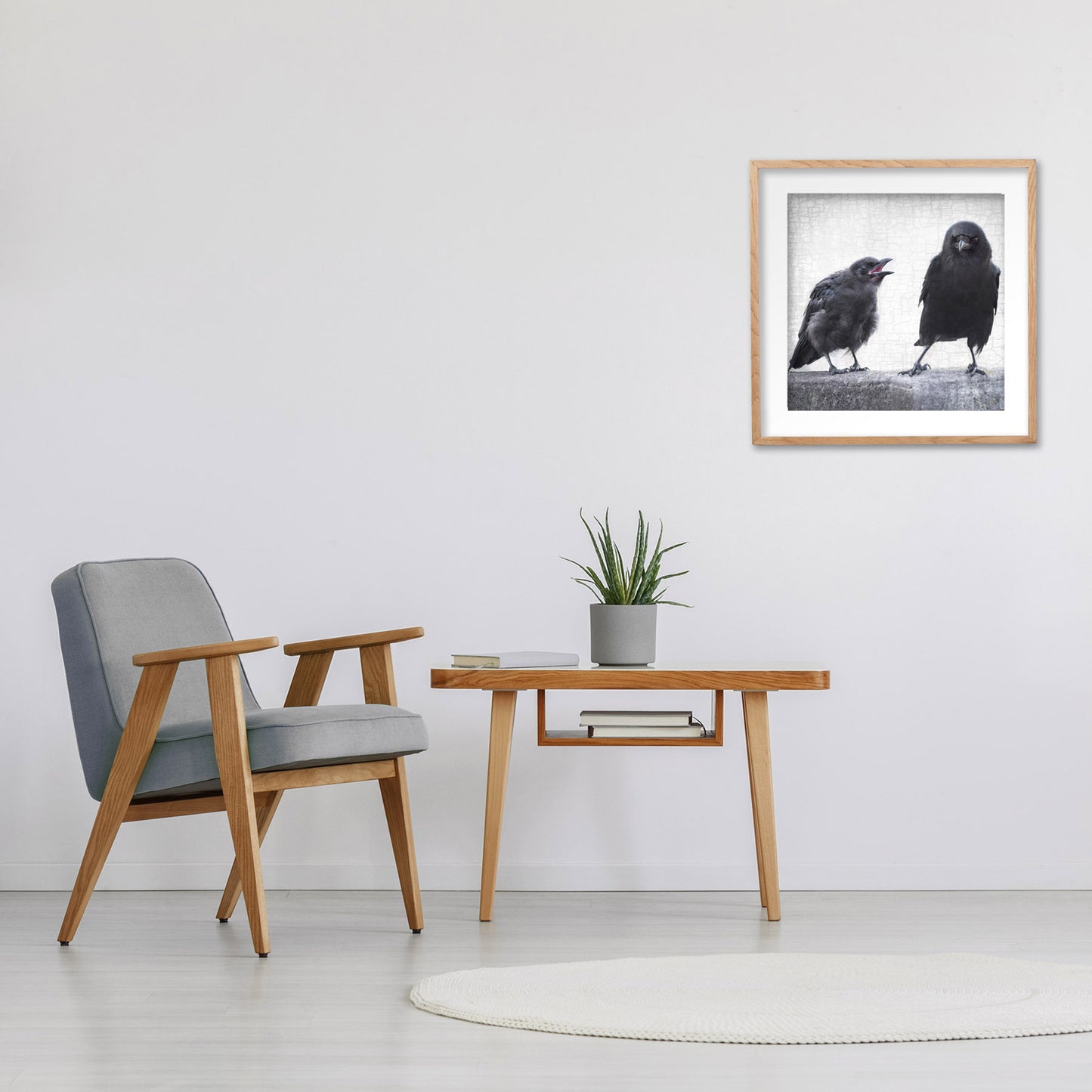 THE ART OF PARENTING - Fine Art Print, Crow Portrait Series